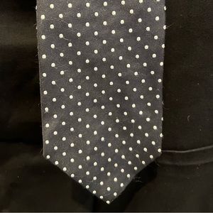 Lauren Ralph Lauren Black & White Polka Dot  Tie NWOT